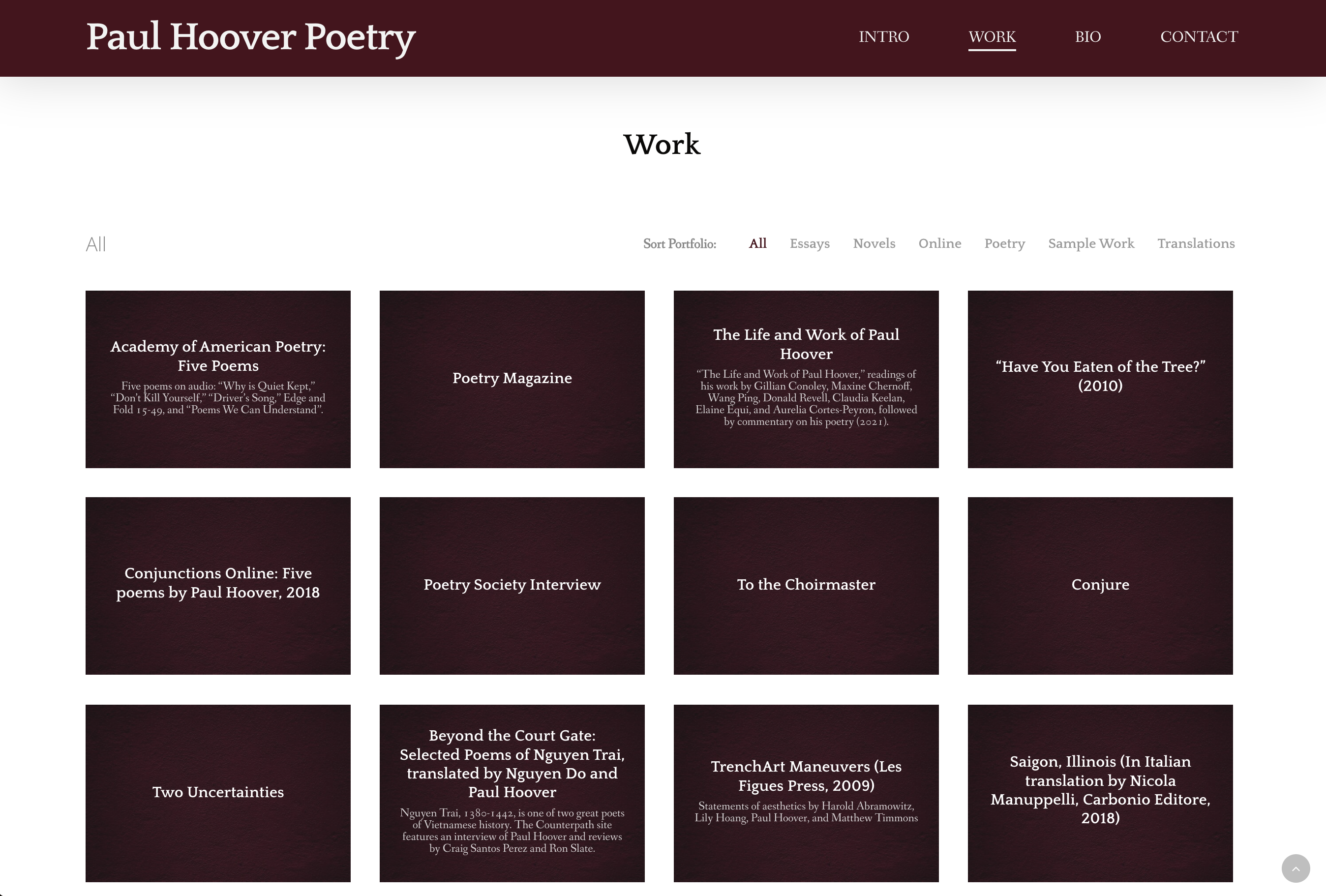 paul hoover poetry screenshots